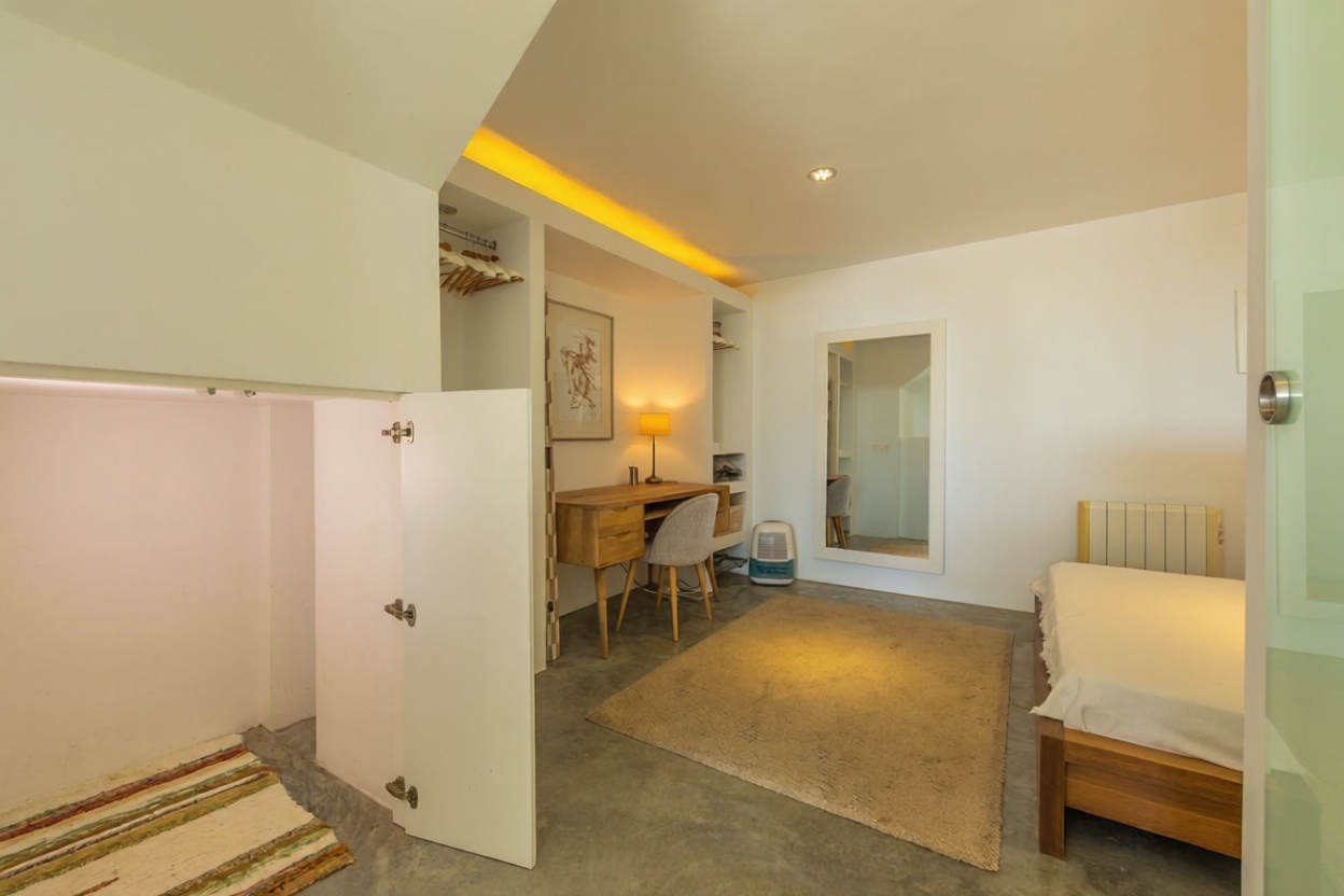 Chalet with direct beach access in Tarifa — Bathroom