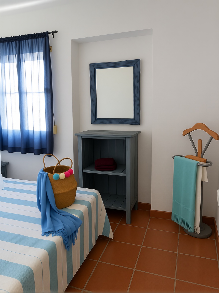 House with direct beach access in Campos — Bedroom