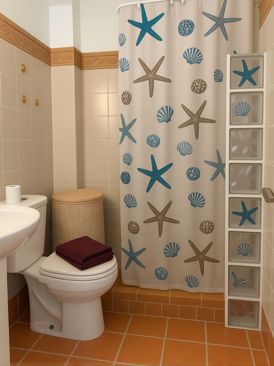 House with direct beach access in Campos — Bathroom