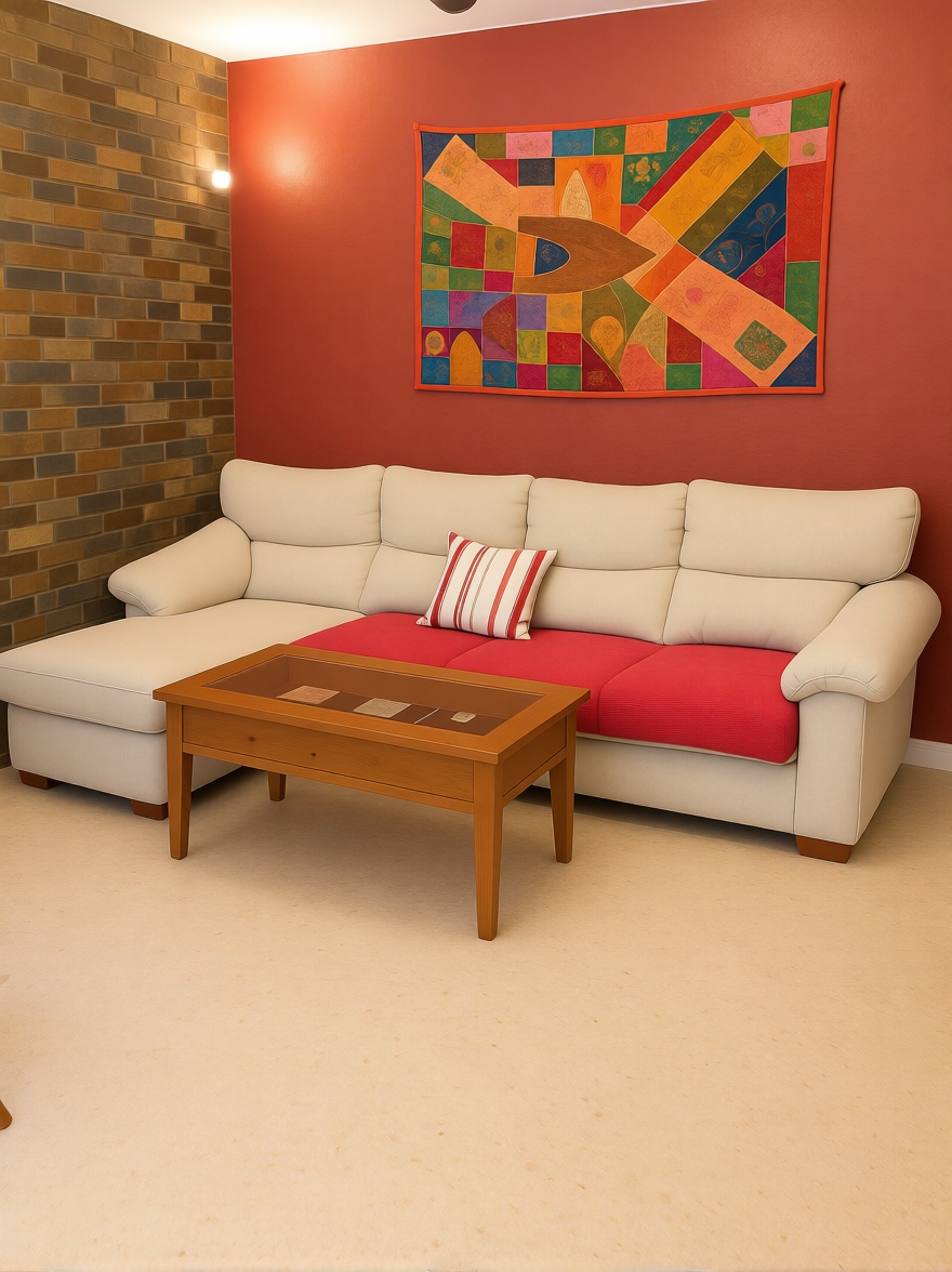 Apartamento em primeira linha de praia em Tarifa — Sala