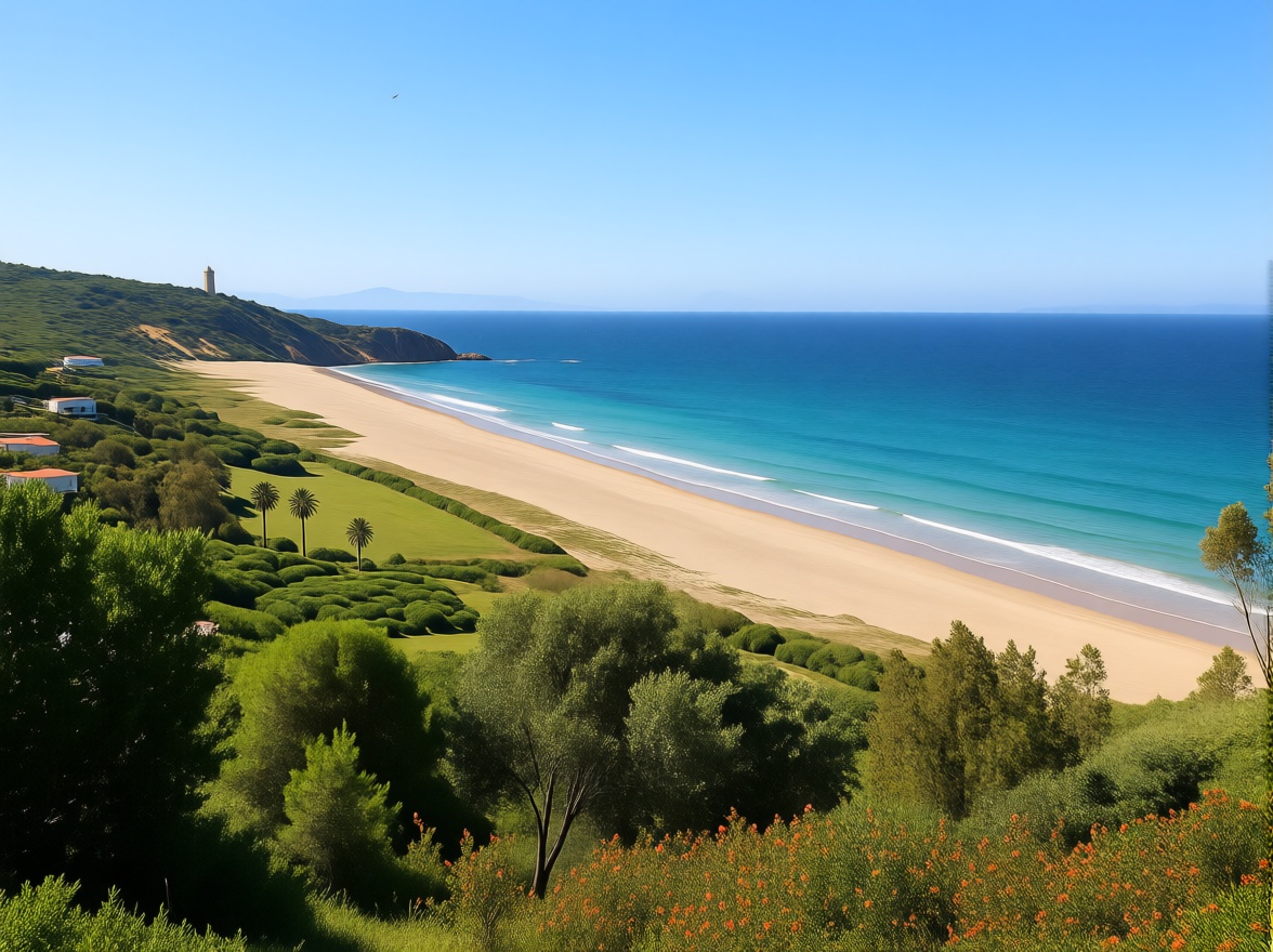 Chalet com acesso direto à praia em Zahara de los Atunes — Vista mar
