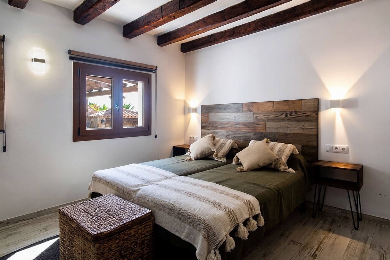 Chalet com acesso direto à praia em Zahara de los Atunes — Quarto