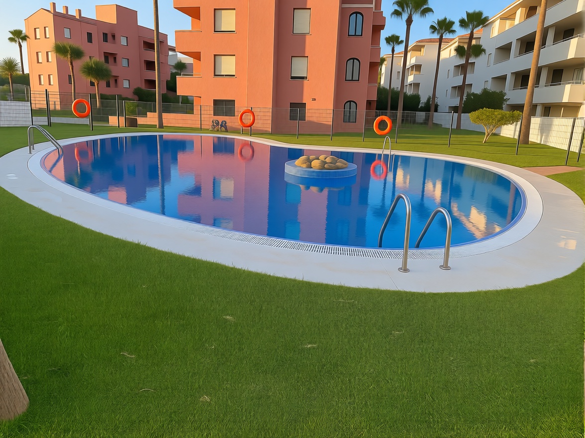 Penthouse in erste Meereslinie in Zahara de los Atunes — Pool