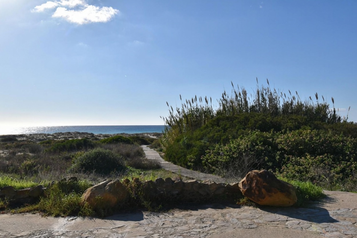 Beachfront flat in Zahara de los Atunes — Sea view