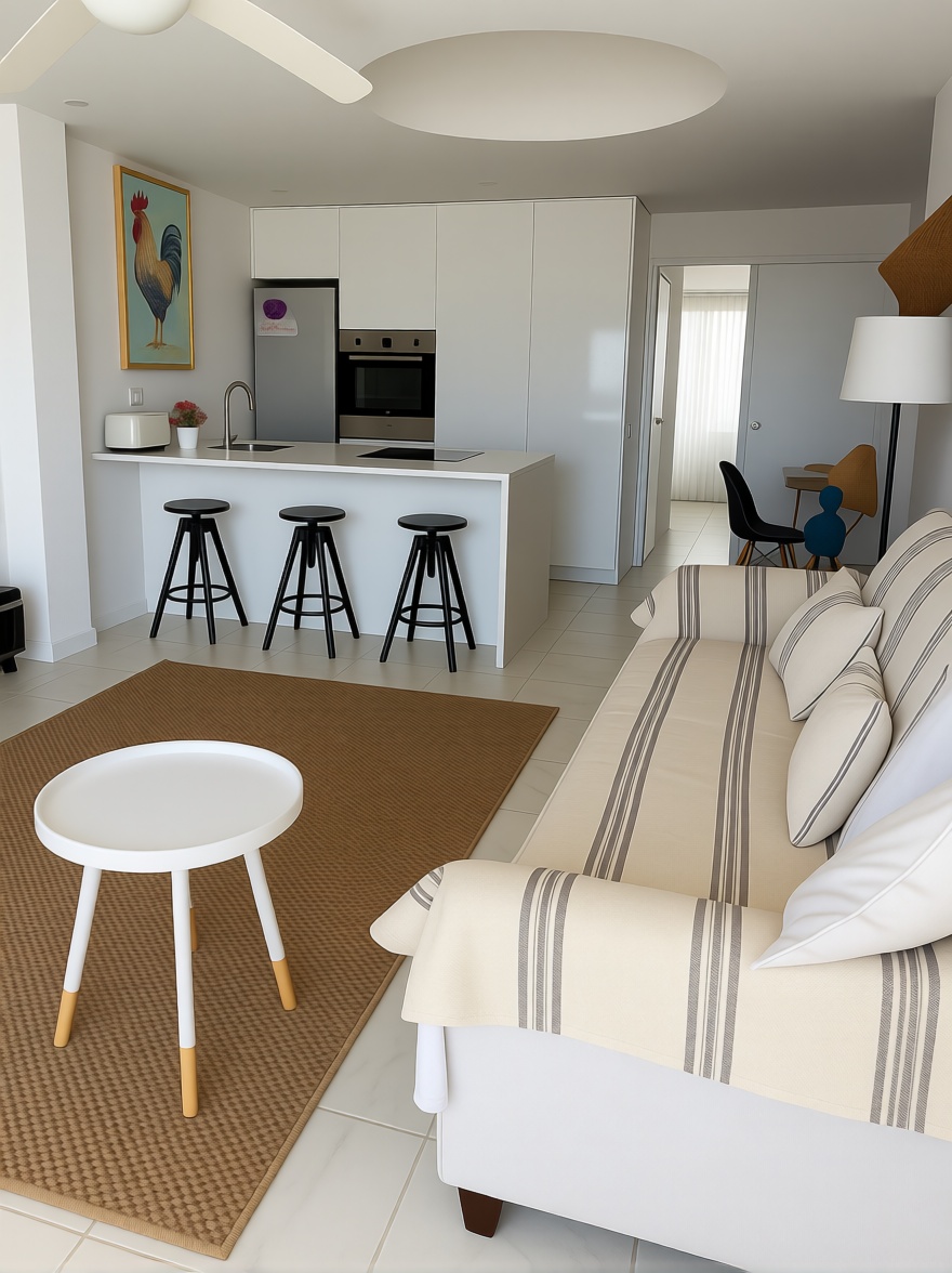 Seafront attic in Zahara de los Atunes — Kitchen