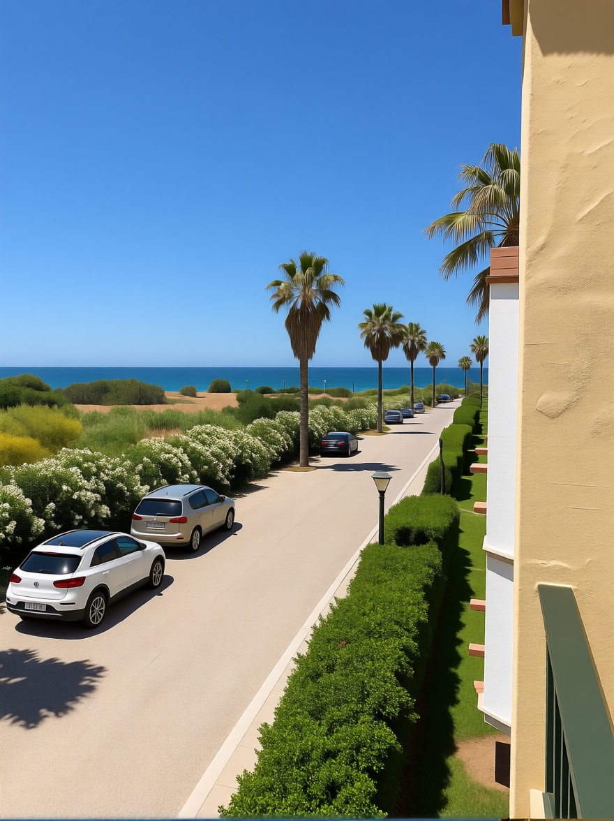 Beachfront flat in Zahara de los Atunes — Sea view