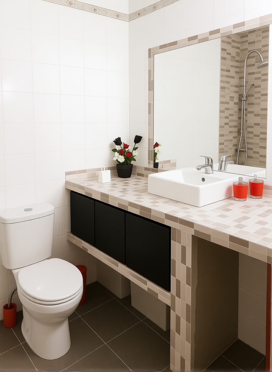 Beachfront flat in Zahara de los Atunes — Bathroom