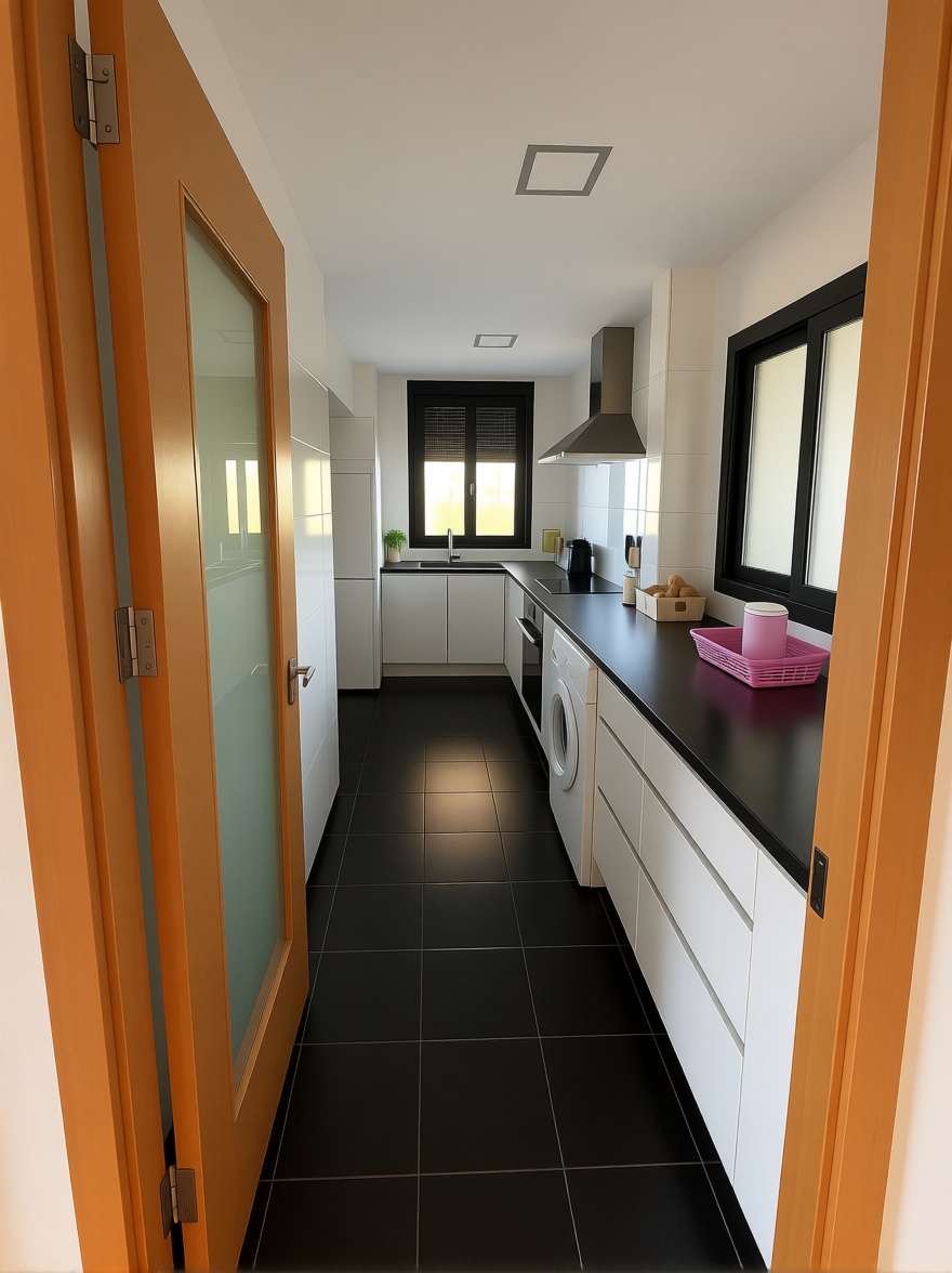 Ático em primeira linha de mar em Barbate — Cozinha
