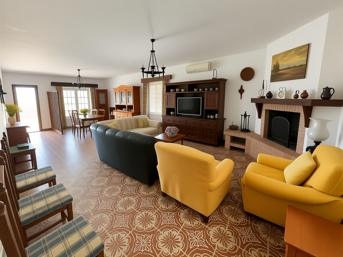 Шале с прямой выход на пляж в Palm Mar — Гостиная