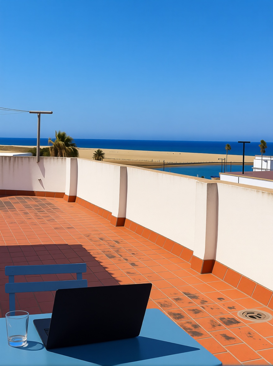 Квартира первая линия пляжа в Conil de la Frontera — Морская терраса
