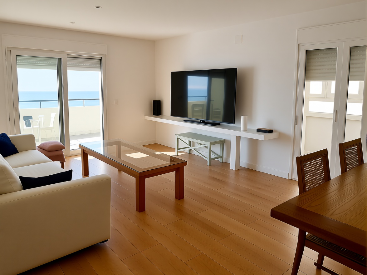 Wohnung in erste Strandlinie in Cádiz — Wohnzimmer