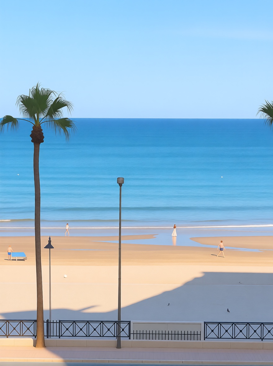 Beachfront flat in La Laguna