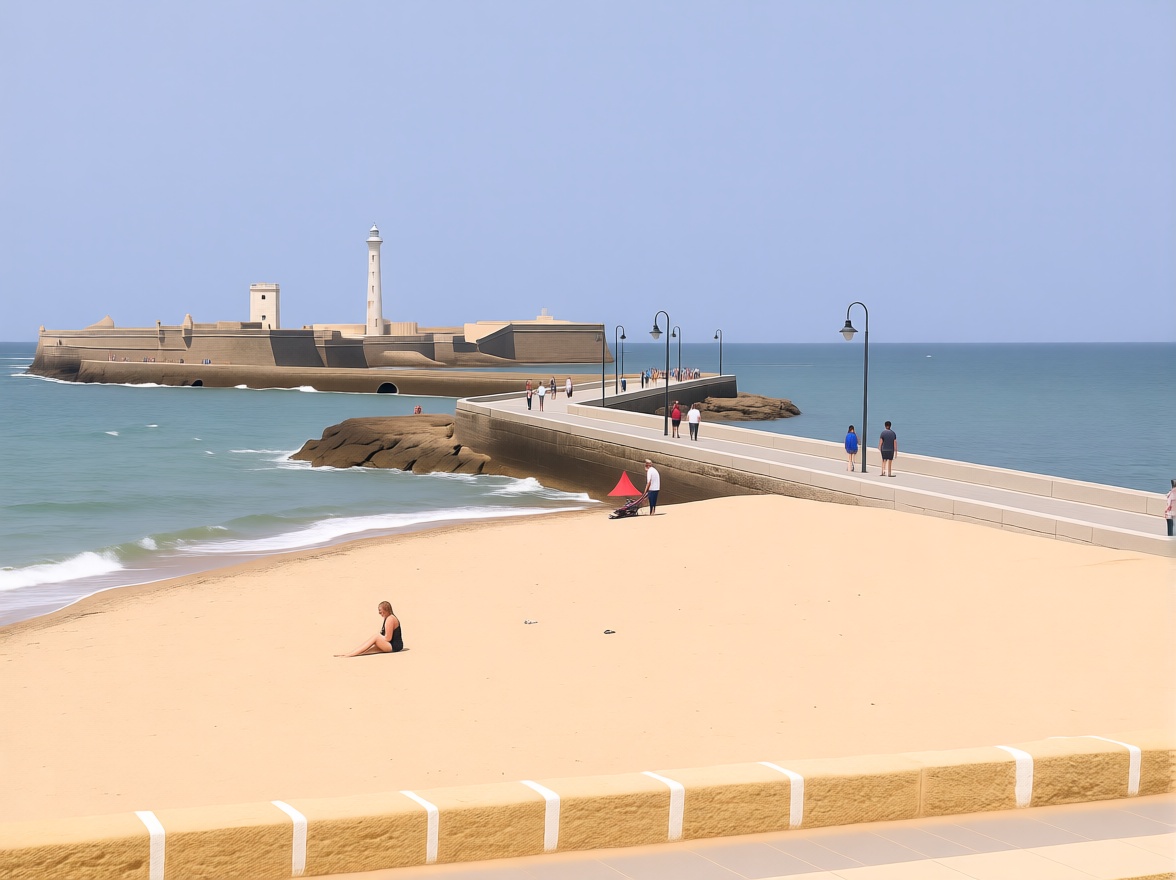 Beachfront flat in Cádiz