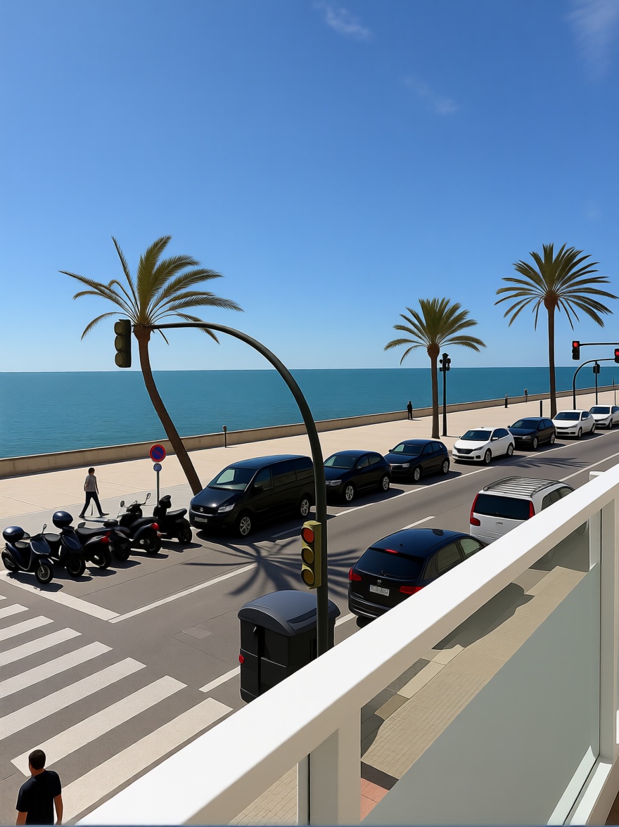 Beachfront flat in Cádiz