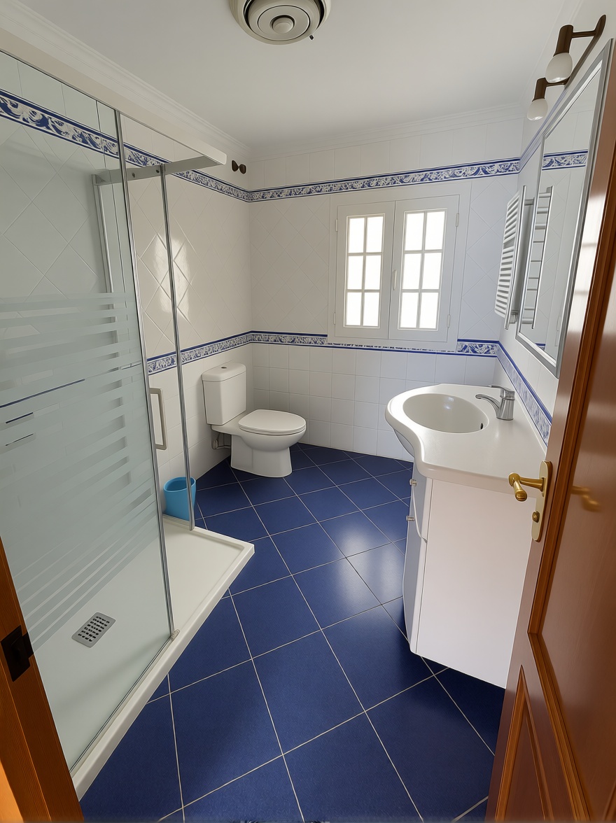 Beachfront flat in Cádiz — Bathroom