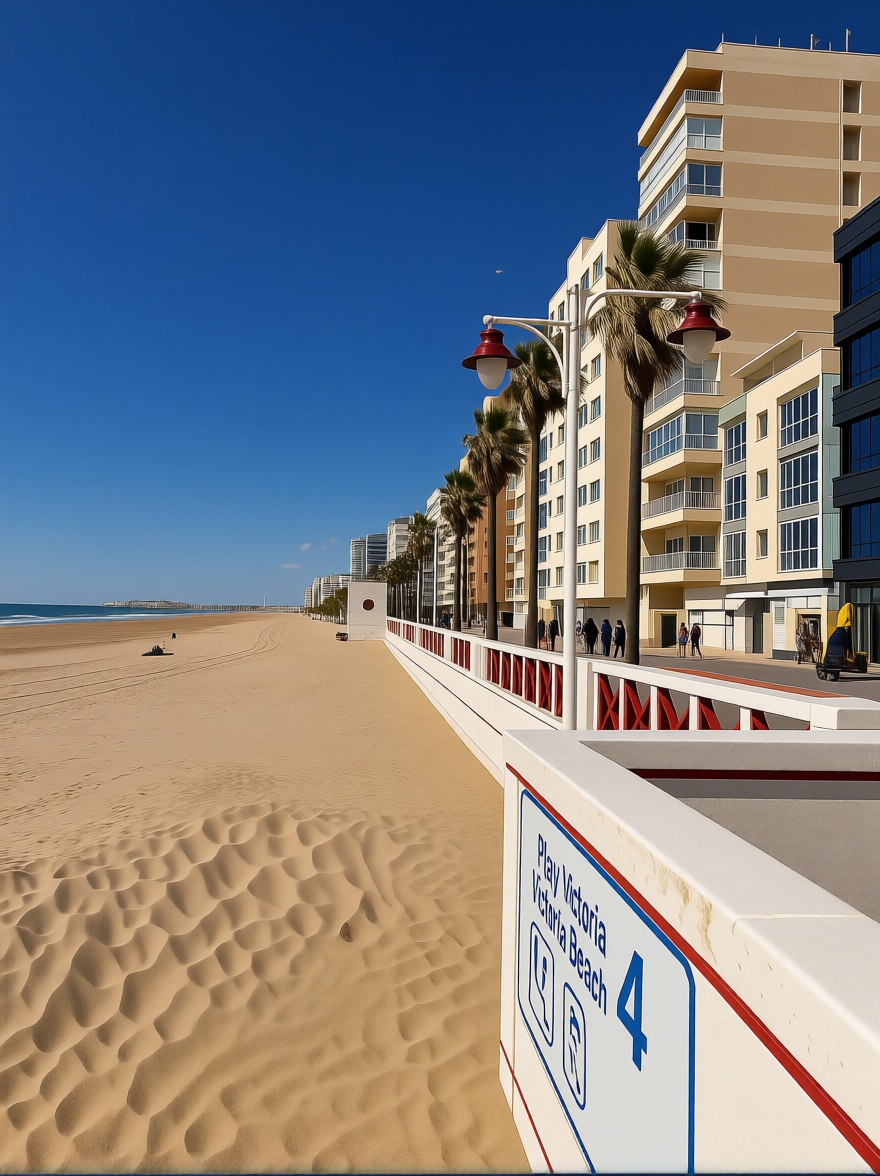 Beachfront flat in Cádiz