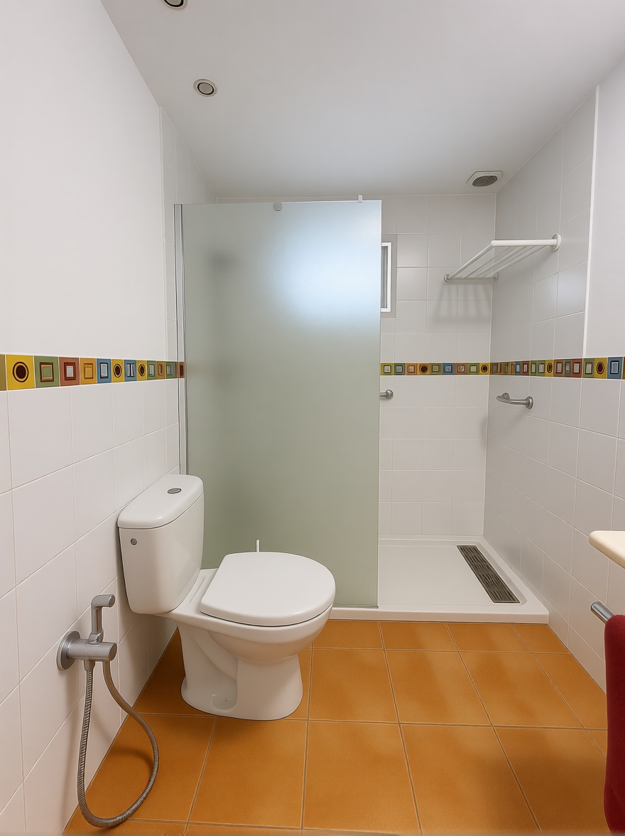 Beachfront flat in Cádiz — Bathroom