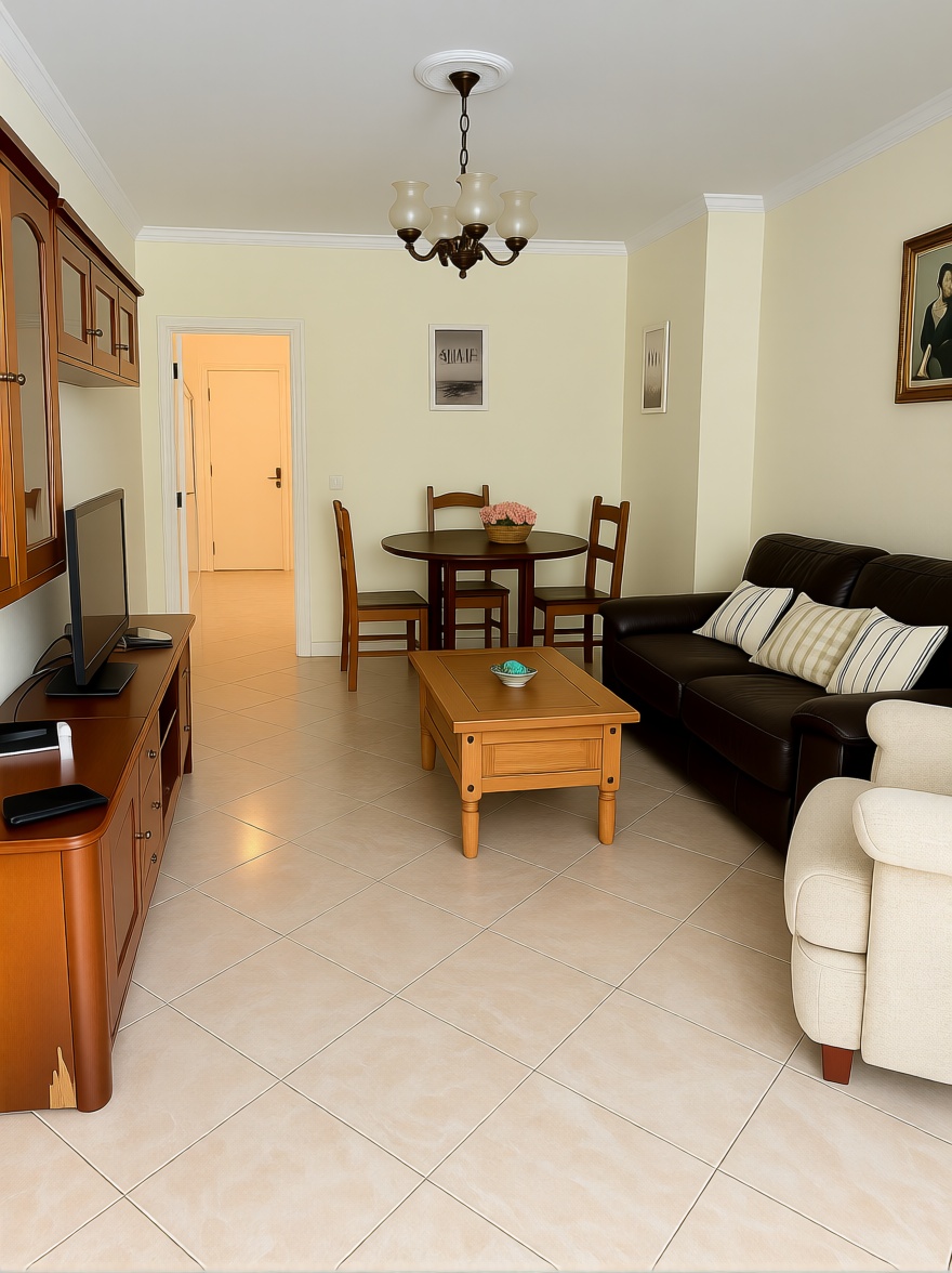 Beachfront flat in Cádiz — Living room