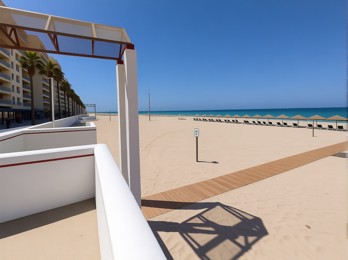 Beachfront flat in Cádiz — Sea view