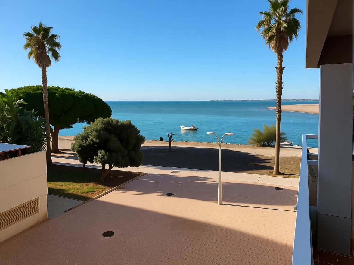 Beachfront flat in Puerto Real — Sea view