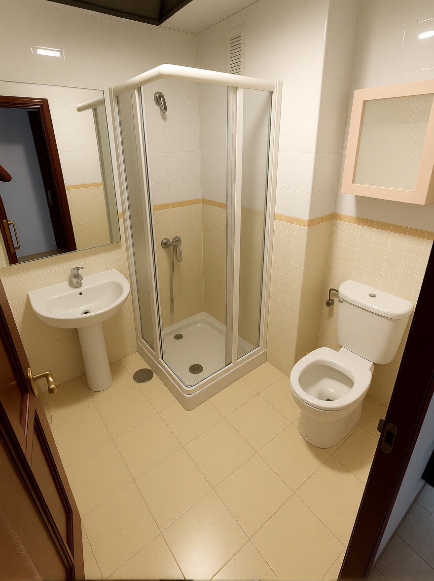 Beachfront flat in Puerto Real — Bathroom