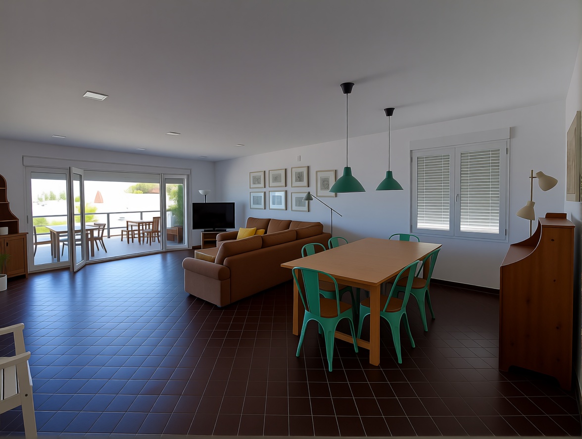 Chalet with direct beach access in El Puerto de Santa María — Living room
