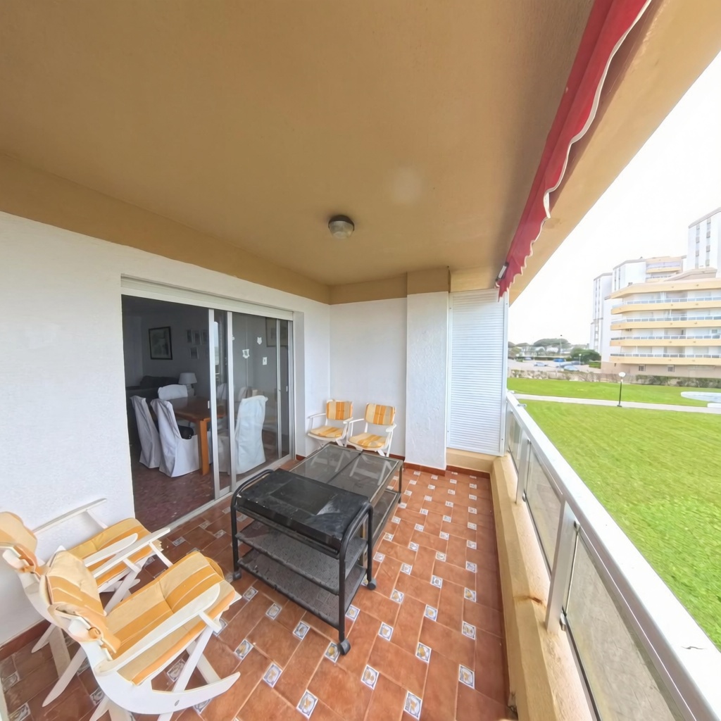 Piso en primera línea de playa en El Puerto de Santa María — Terraza