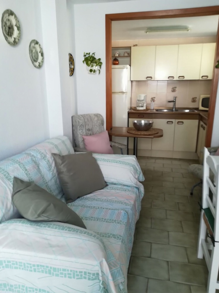 Wohnung in erste Strandlinie in El Puerto de Santa María — Wohnzimmer