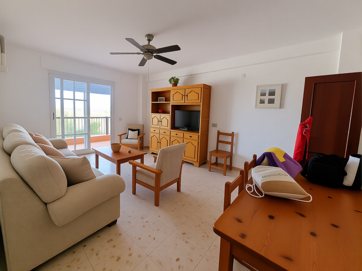 Wohnung in erste Strandlinie in El Puerto de Santa María — Wohnzimmer