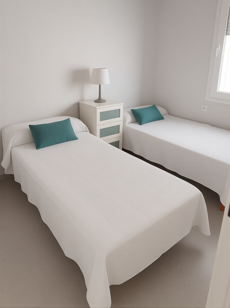 Beachfront flat in El Puerto de Santa María — Bedroom