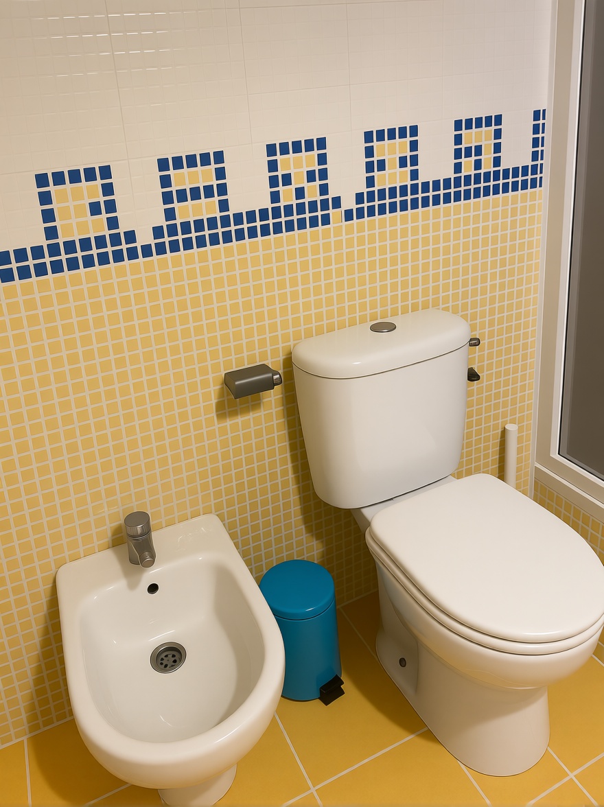 Beachfront flat in El Puerto de Santa María — Bathroom