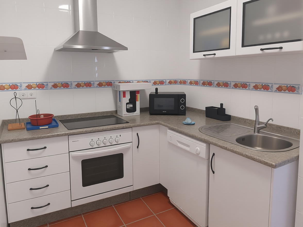 Beachfront flat in El Puerto de Santa María — Kitchen