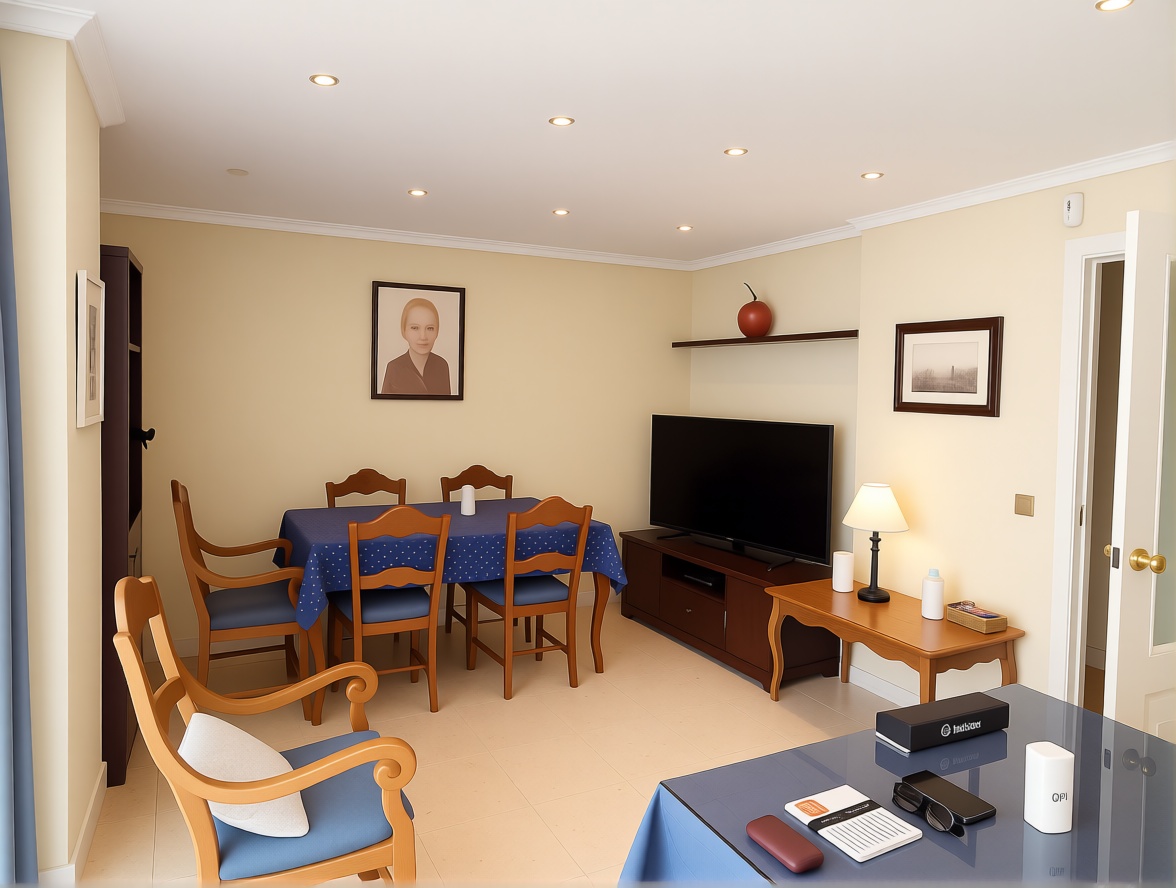 Wohnung in erste Strandlinie in El Puerto de Santa María — Wohnzimmer