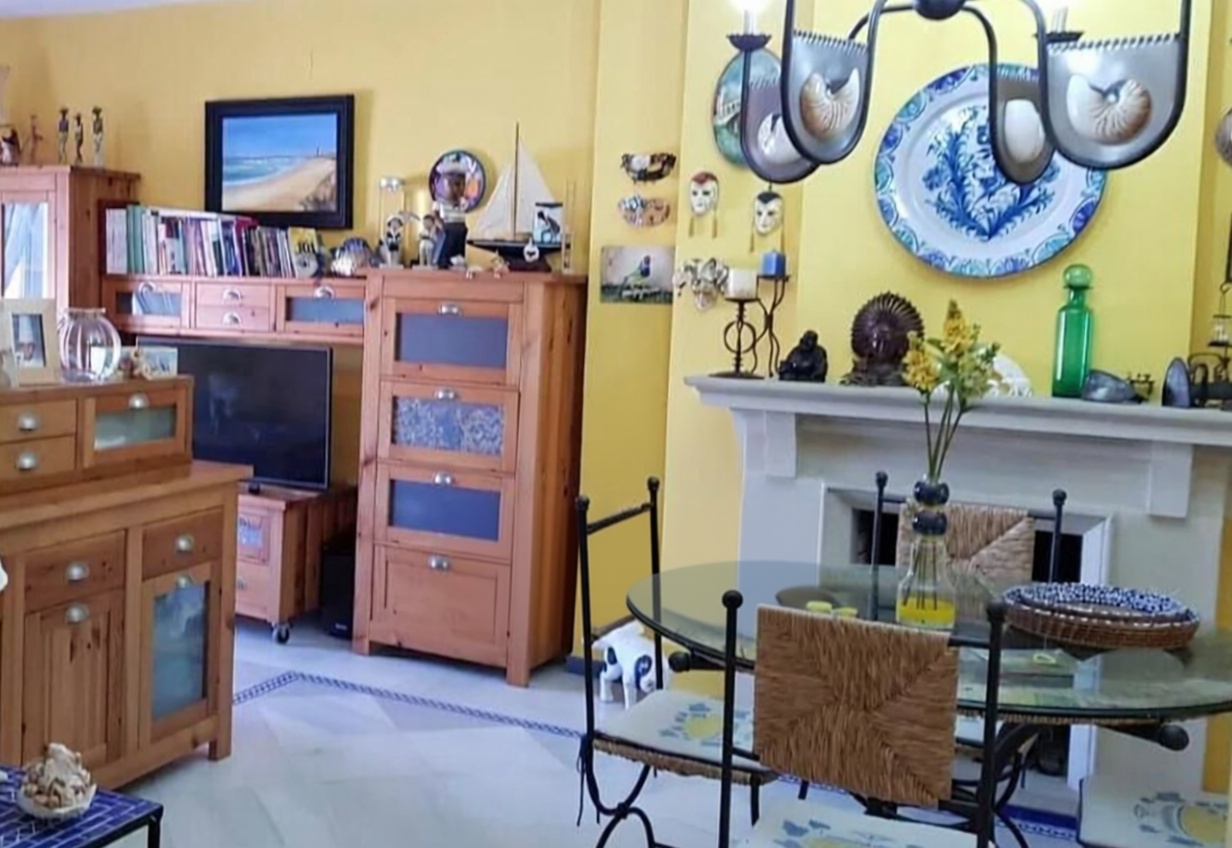 Wohnung in erste Strandlinie in El Puerto de Santa María — Wohnzimmer