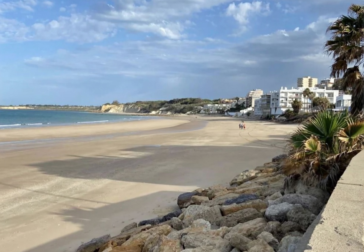 Wohnung in erste Strandlinie in El Puerto de Santa María — Meerblick