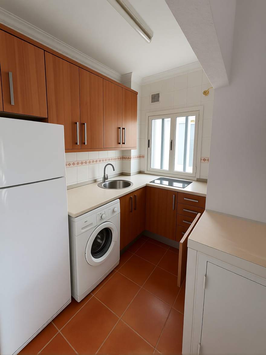 Wohnung in erste Strandlinie in El Puerto de Santa María — Küche