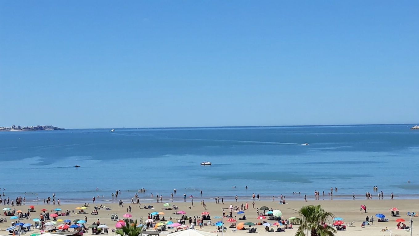 Wohnung in erste Strandlinie in El Puerto de Santa María — Meerblick