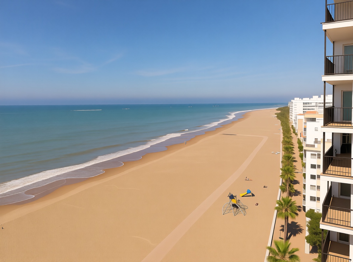 Wohnung in erste Strandlinie in Rota — Meerblick