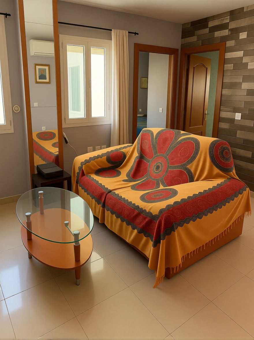 Penthouse in erste Meereslinie in Rota — Wohnzimmer