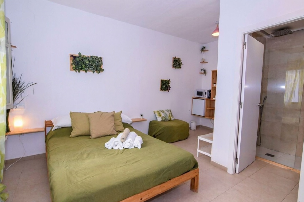 Chalet mit direkter Strandzugang in Chipiona — Schlafzimmer