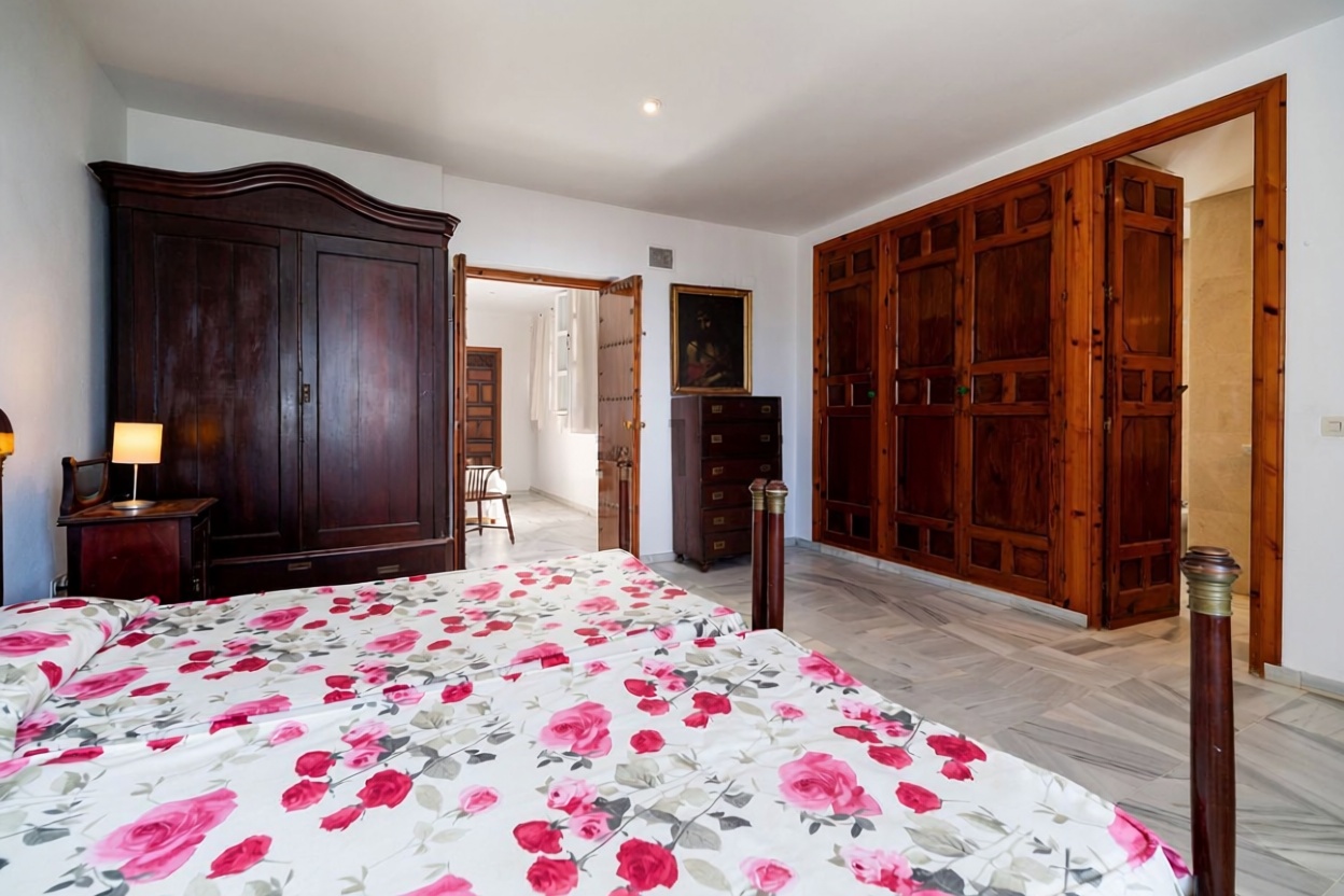 Chalet mit direkter Strandzugang in Sanlúcar de Barrameda — Schlafzimmer