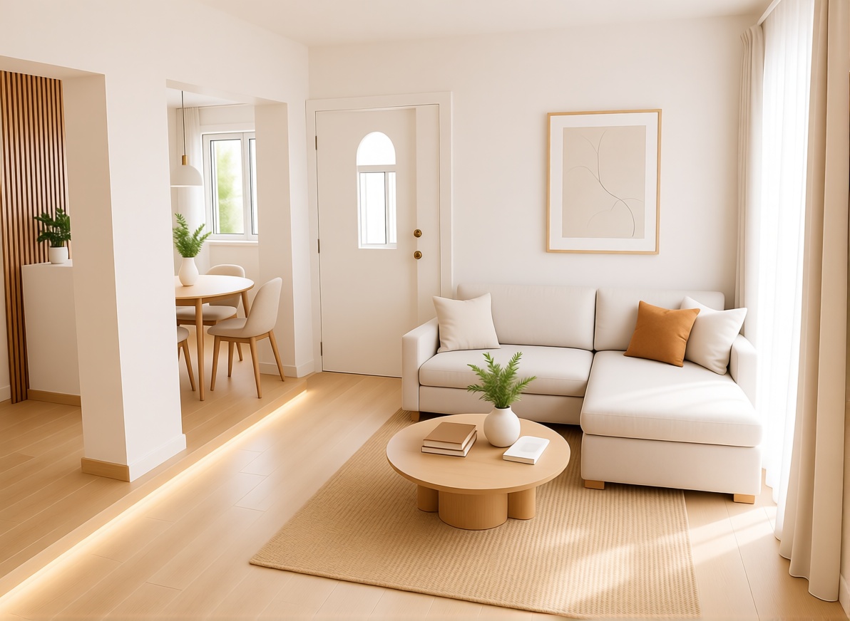 Chalet mit direkter Strandzugang in Chipiona — Wohnzimmer