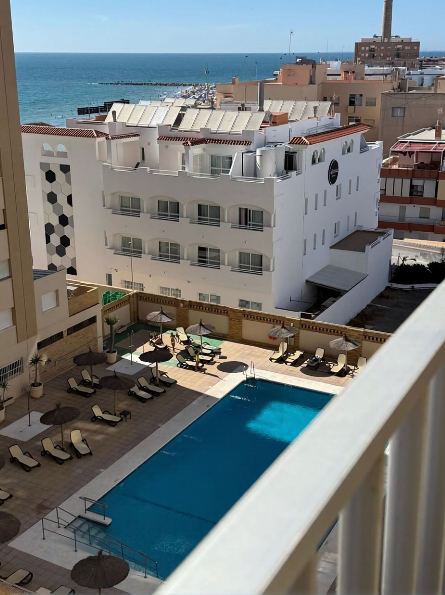 Wohnung in erste Strandlinie in Chipiona — Meerblick