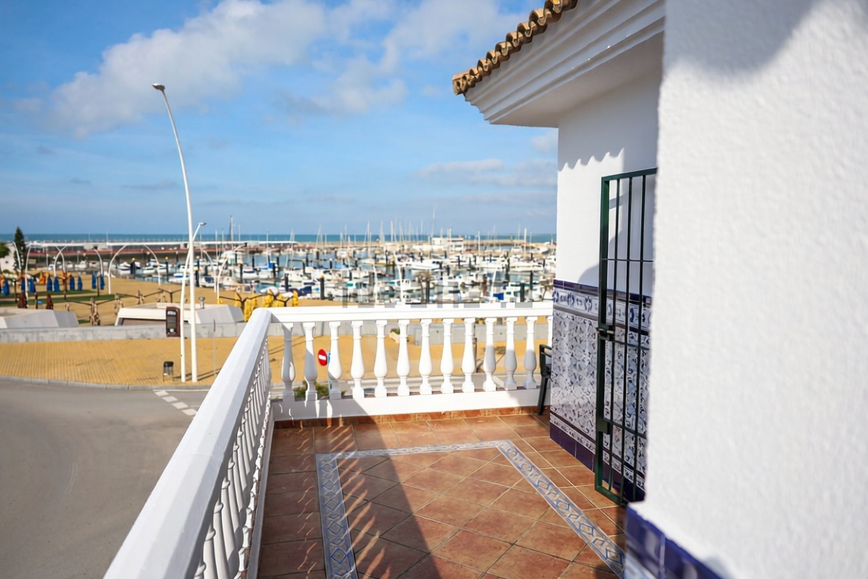 Chalet mit direkter Strandzugang in Chipiona — Schlafzimmer