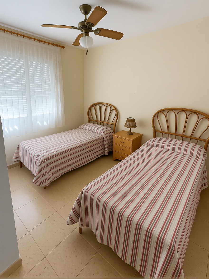 Wohnung in erste Strandlinie in Chipiona — Schlafzimmer
