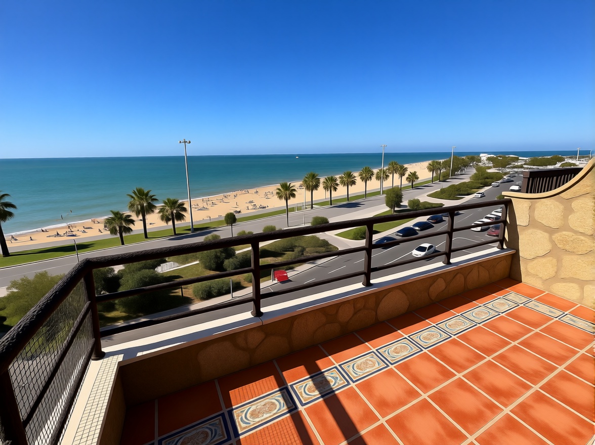 Ático em primeira linha de mar em Chipiona — Terraço mar