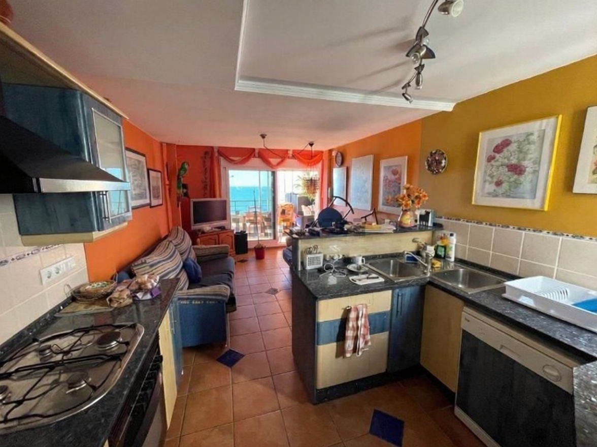 Ático em primeira linha de mar em Chipiona — Cozinha