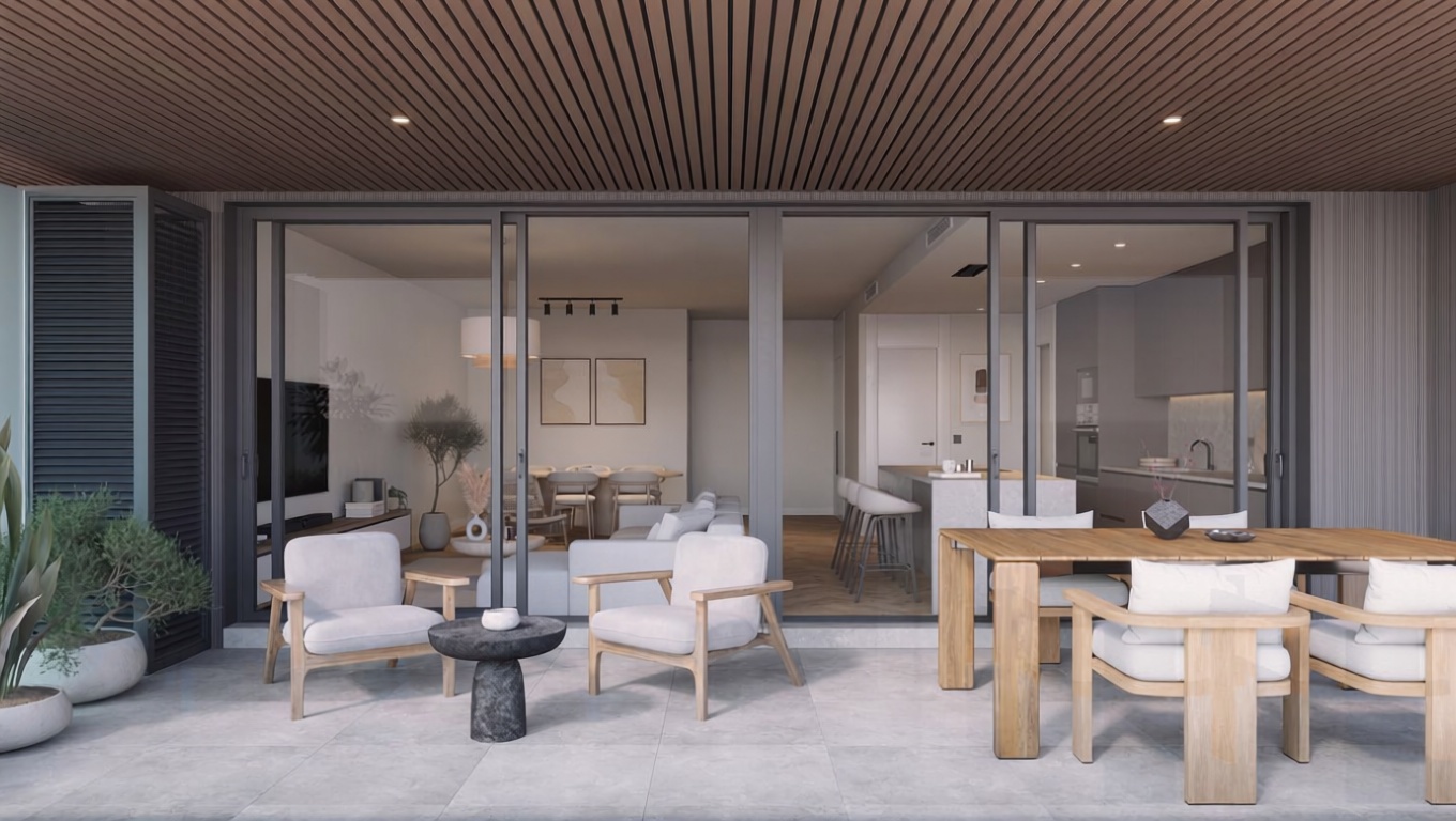 Wohnung in erste Strandlinie in Sanlúcar de Barrameda — Terrasse