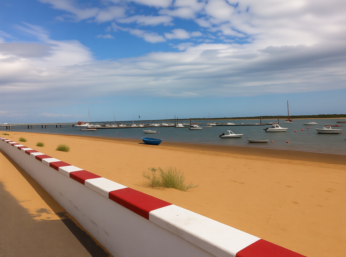 Chalet mit direkter Strandzugang in Cartaya — Meerblick