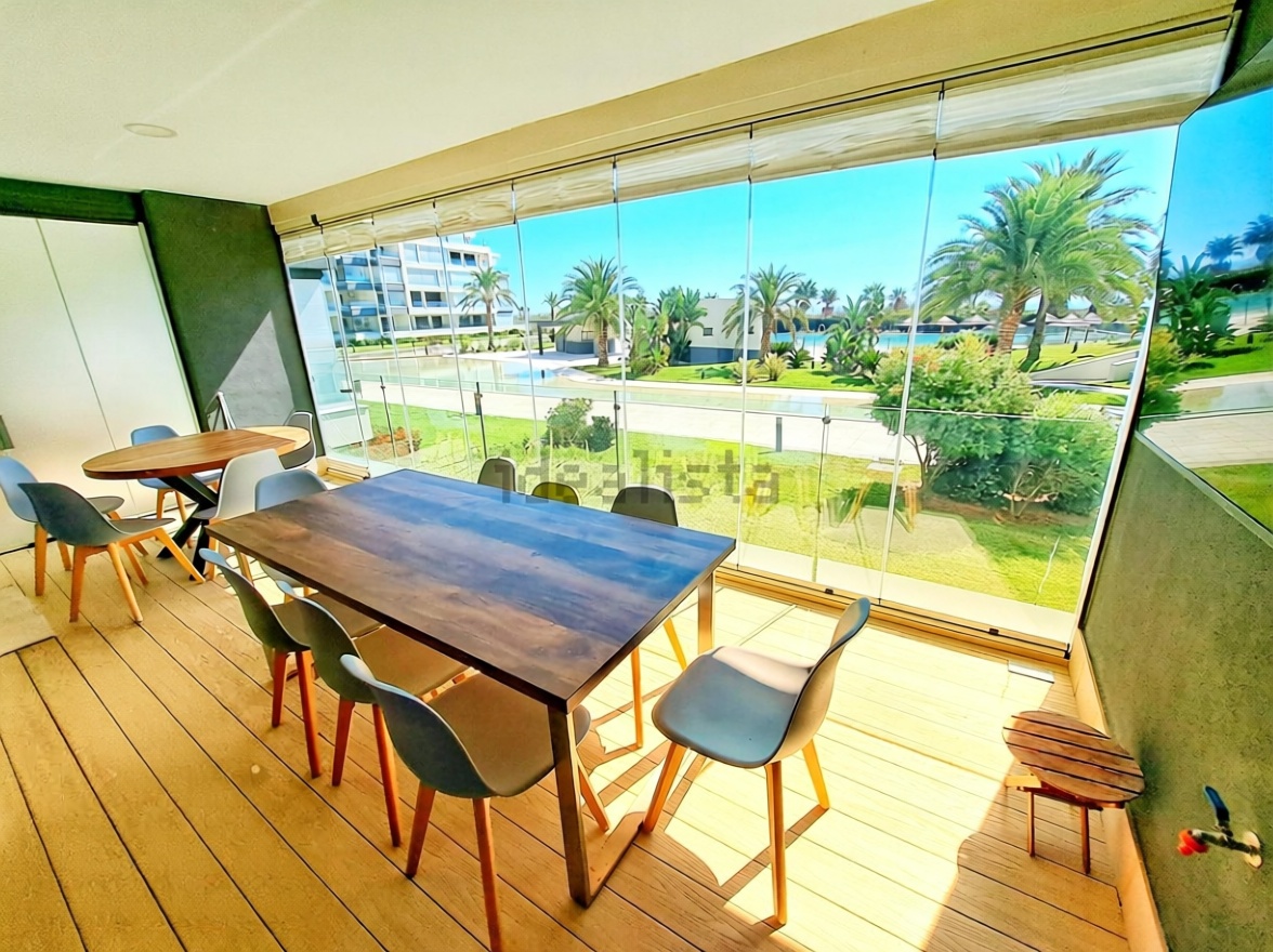 Appartement en première ligne de plage à Ayamonte — Terrasse mer